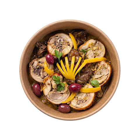 Mqali Chicken With Olives